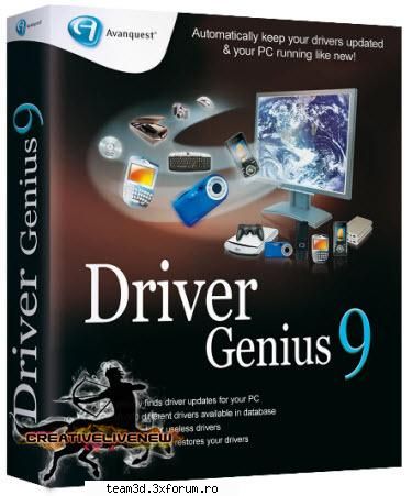 driver genius is a driver management tool that can back-up, restore, update, remove and find new